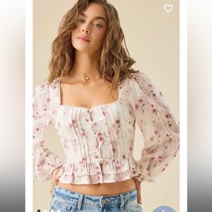Altard State Lianna Floral Top